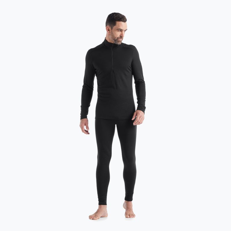 Tricou termic pentru bărbați icebreaker 200 Oasis negru IB1043670011 2