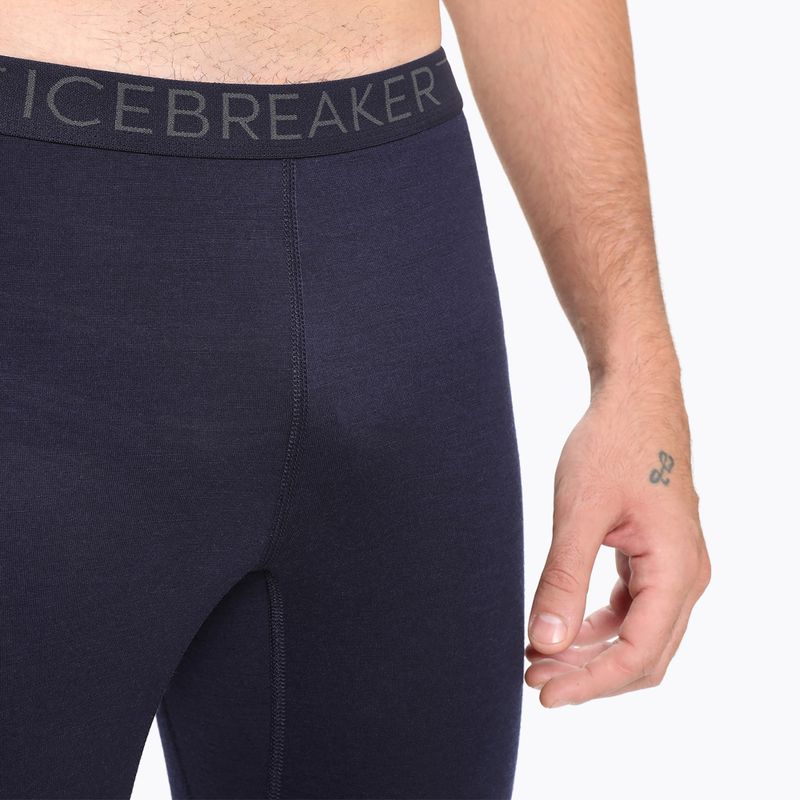 Pantaloni termoactivi pentru bărbați icebreaker 200 Oasis midnight navy 4