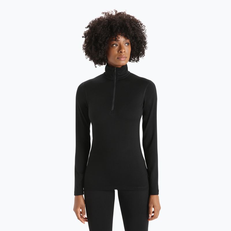Tricou termic pentru femei icebreaker 200 Oasis negru IB1043800011