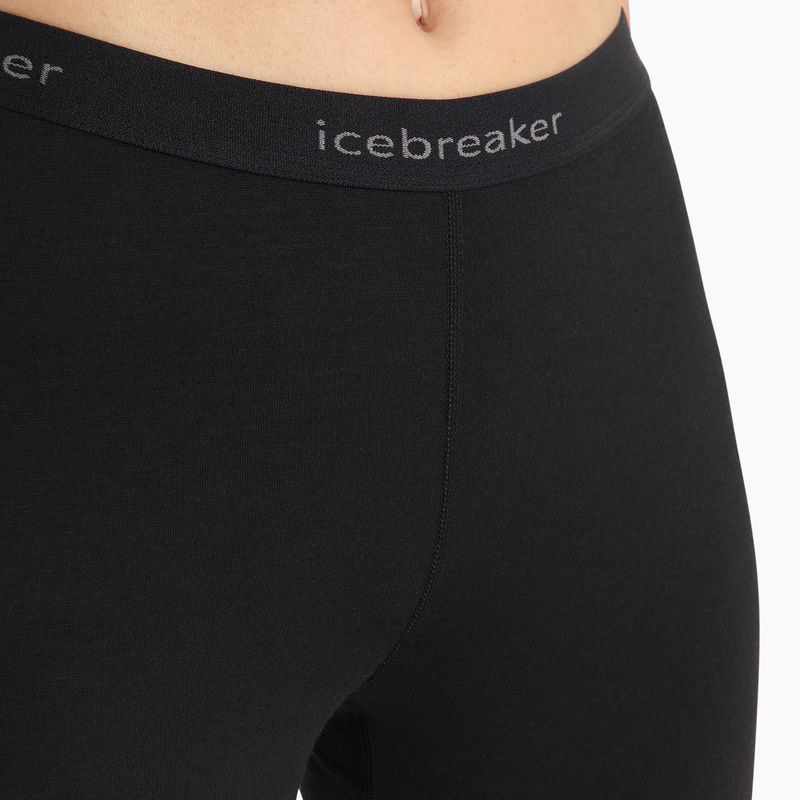 Pantaloni termici pentru femei Icebreaker 200 Oasis 001 negru IB1043830011 4