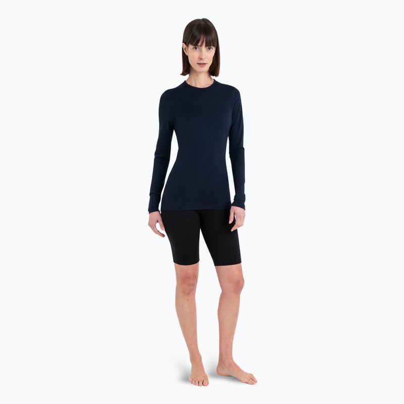 Longsleeve termoactiv pentru femei icebreaker 260 Tech Crewe midnight navy 2