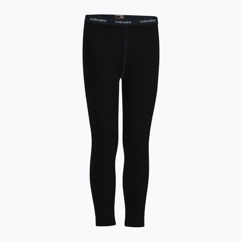 Icebreaker Kids 200 Oasis pantaloni termici negru
