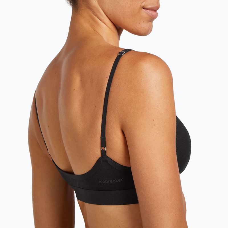 Sutien termoactiv icebreaker Merino 150 Siren Bra Inserts black 7