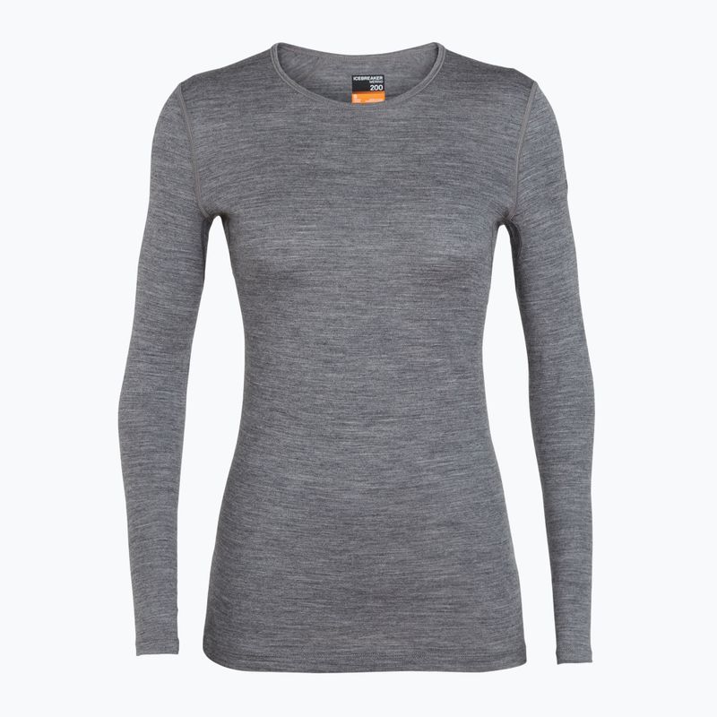 Bluză termică damă icebreaker 200 Oasis Crewe gritstone heather 5