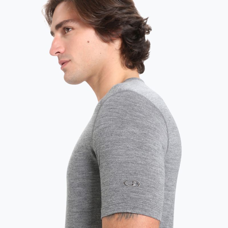 Tricou termoactiv pentru bărbați Icebreaker 200 Oasis Crewe gritstone heather 5