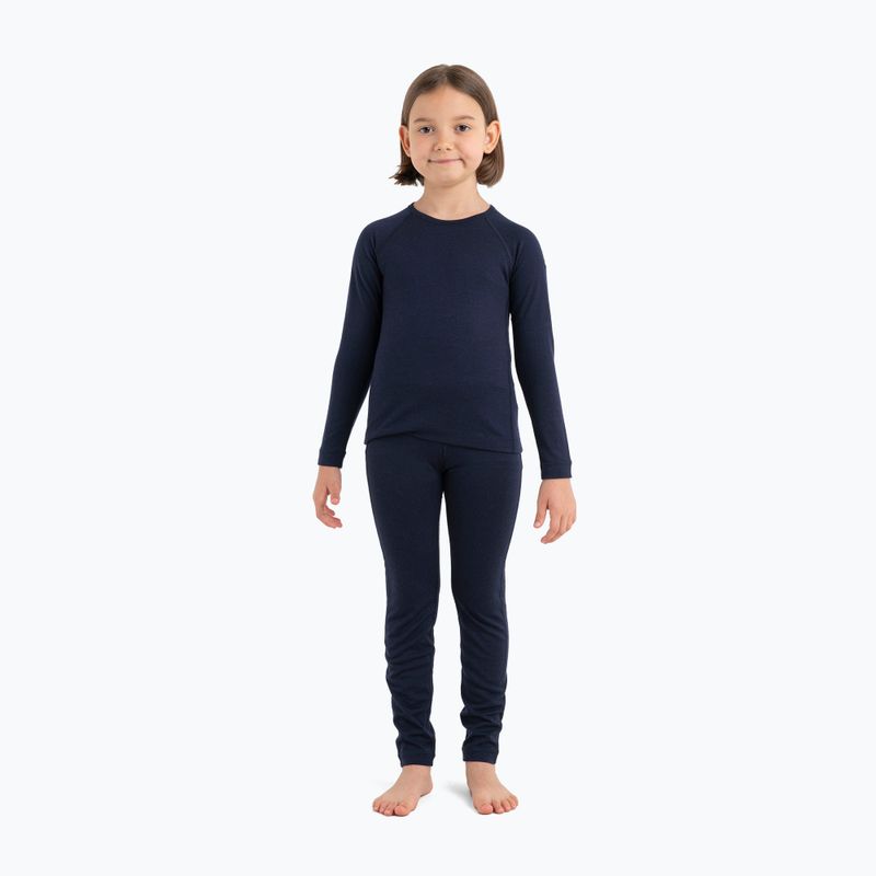 Icebreaker Kids 200 Oasis Crewe bluză de trening termic midnight navy 2