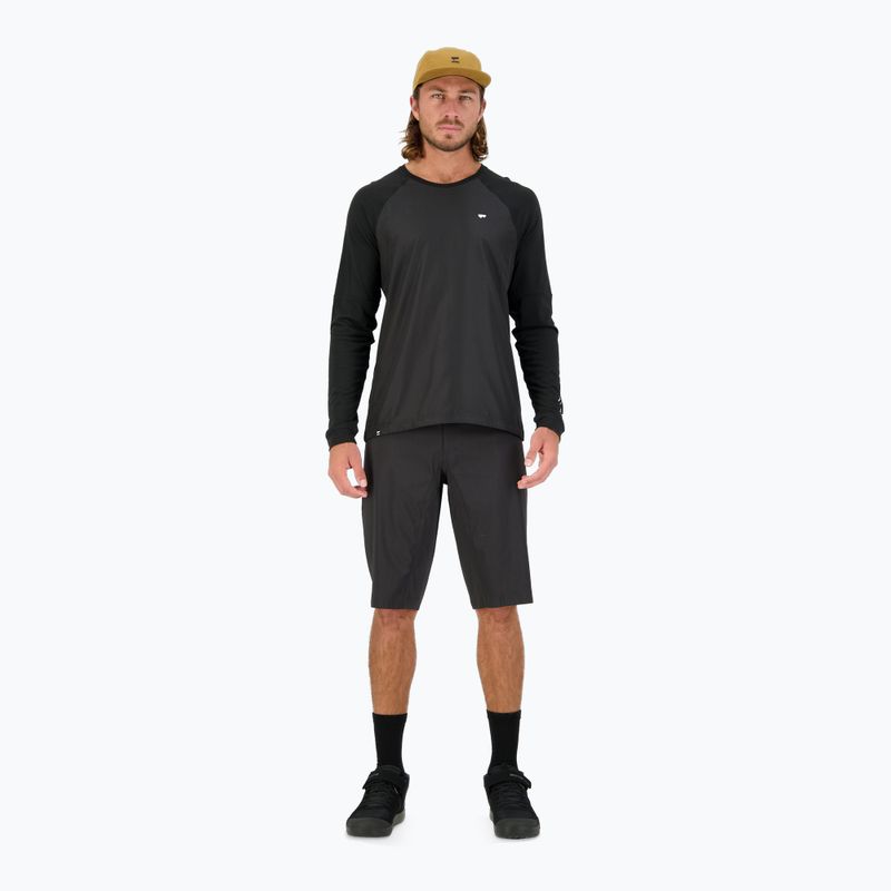 Longsleeve de ciclism pentru bărbați Mons Royale Tarn Merino Shift Wind Jersey black 2