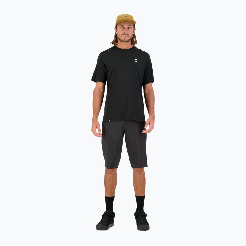 Tricou de ciclism pentru bărbați Mons Royale Tarn Merino black 2