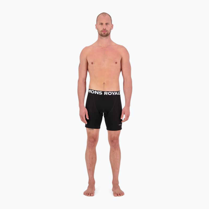 Boxeri de ciclism pentru bărbați  Mons Royale Low Pro Merino Aircon Bike Short black 2