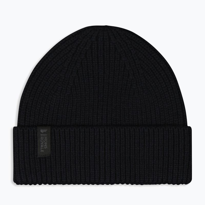 Căciulă de iarnă Mons Royale Fjord Merino black