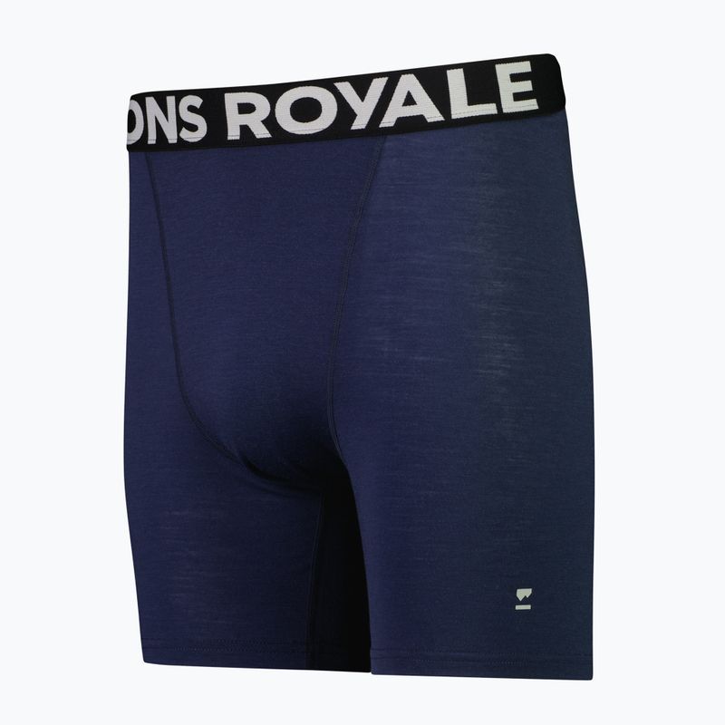 Boxeri termoativi pentru bărbați  Mons Royale Hold 'em Merino midnight 2