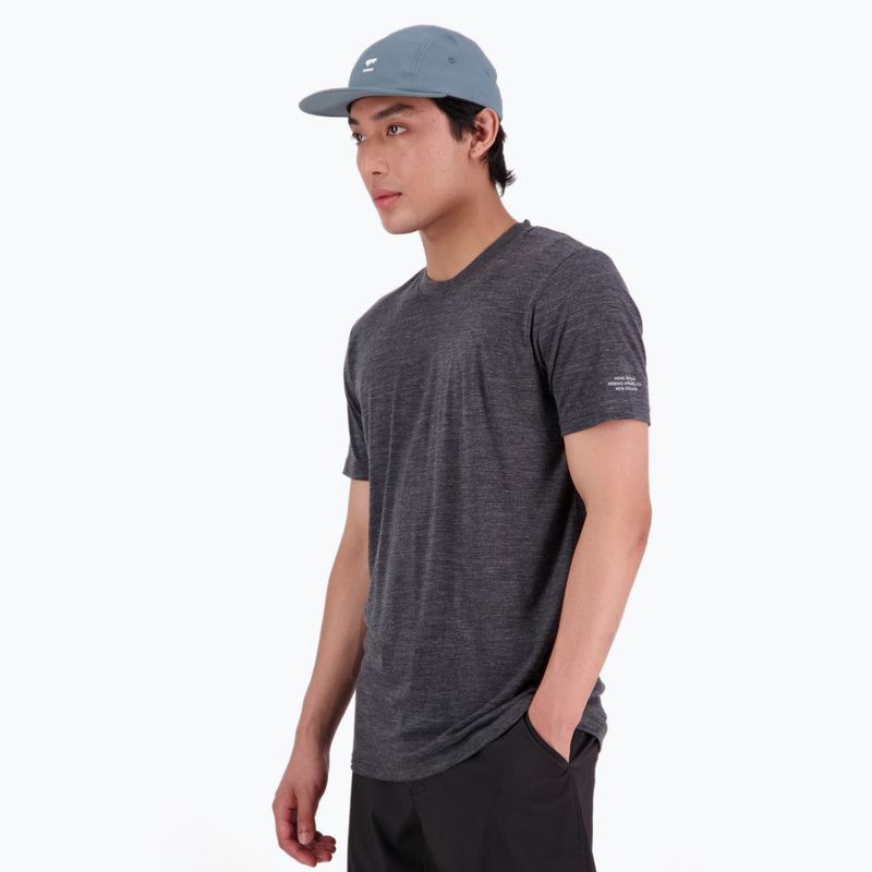 Tricou termoactiv pentru bărbați  Mons Royale Zephyr Tencel smoke 4