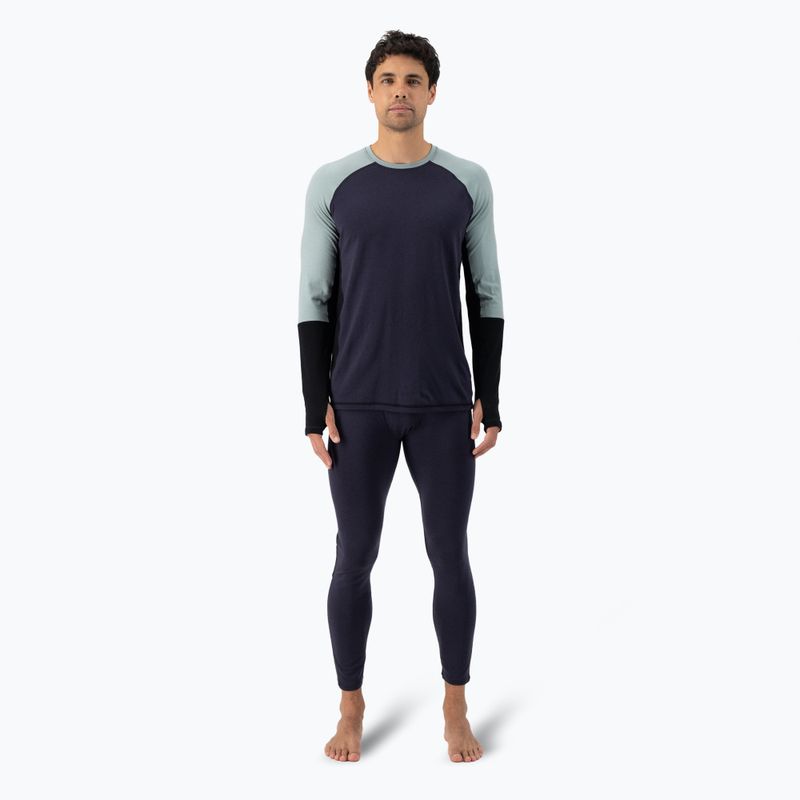 Longsleeve termoactiv pentru bărbați Mons Royale Olympus Merino Base Layer dew/ 9 iron/ black 2