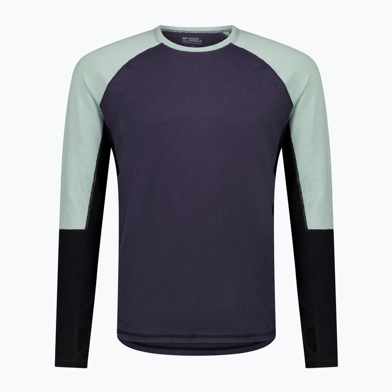 Longsleeve termoactiv pentru bărbați Mons Royale Olympus Merino Base Layer dew/ 9 iron/ black 4