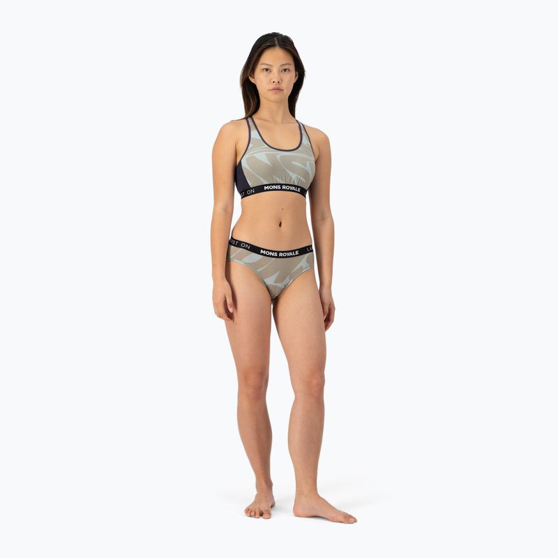 Sutien termoactiv Mons Royale Sierra Merino Sports signal lost/ 9 iron 2