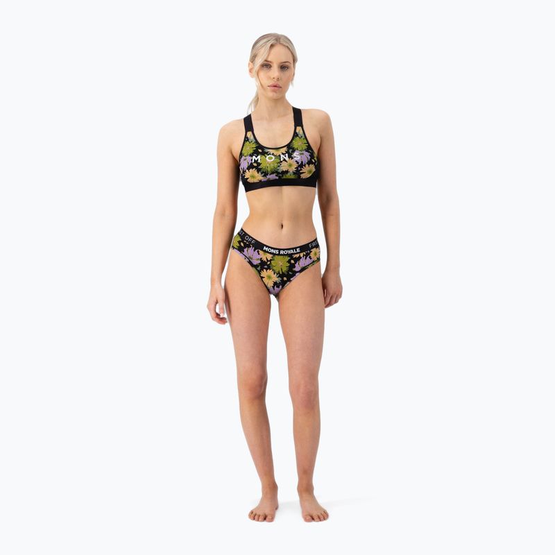 Chiloți termoactivi pentru femei Mons Royale FOLO Brief alpine bloom