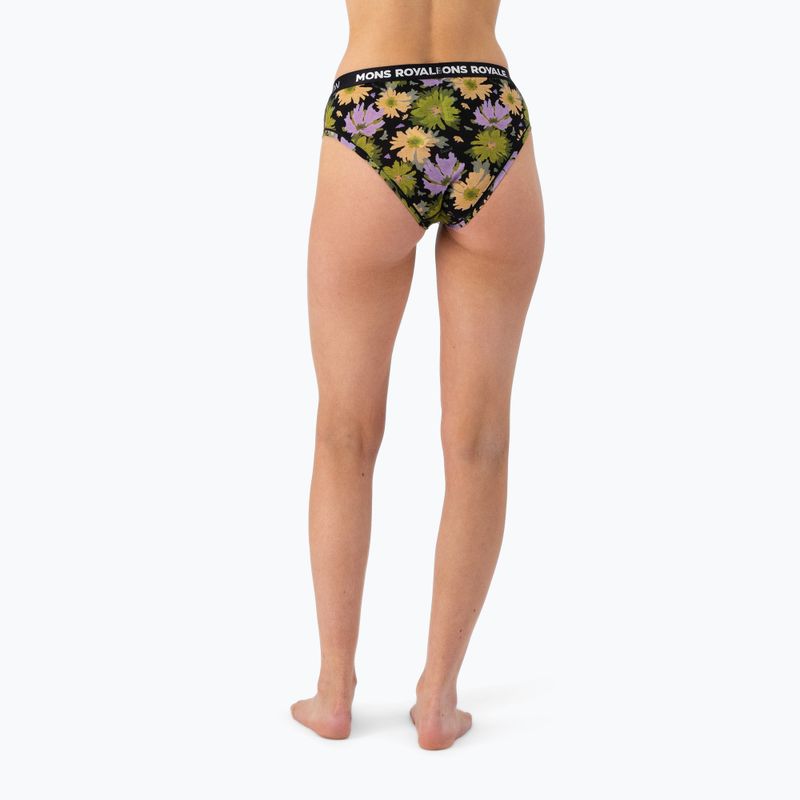Chiloți termoactivi pentru femei Mons Royale FOLO Brief alpine bloom