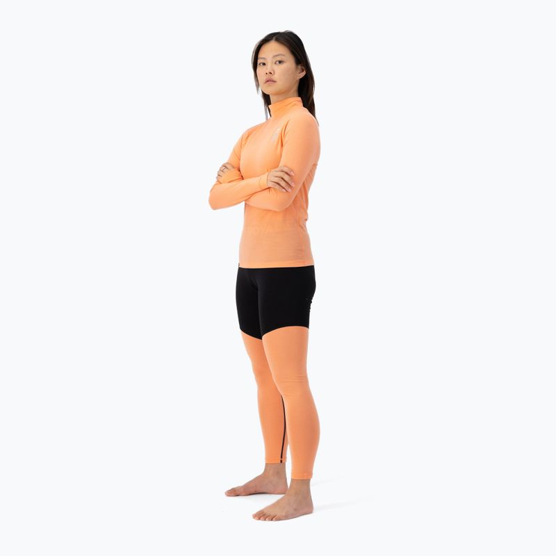 Bluză termică damă Mons Royale Cascade Merino Base Layer punch 2