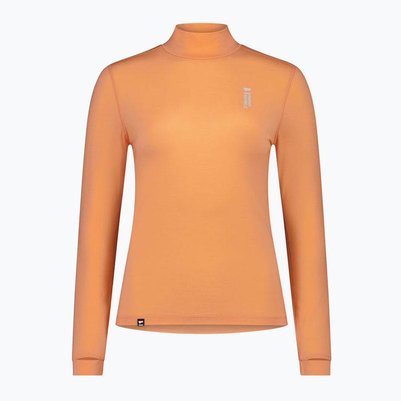 Bluză termică damă Mons Royale Cascade Merino Base Layer punch 5