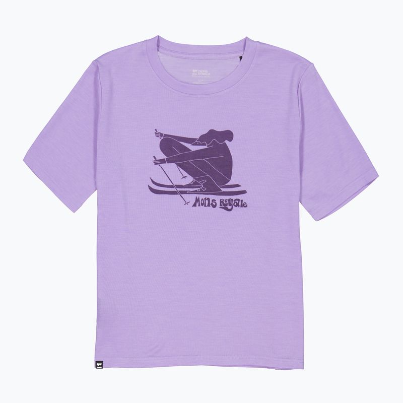 Tricou pentru femei Mons Royale Icon Relaxed Tee lupin 4