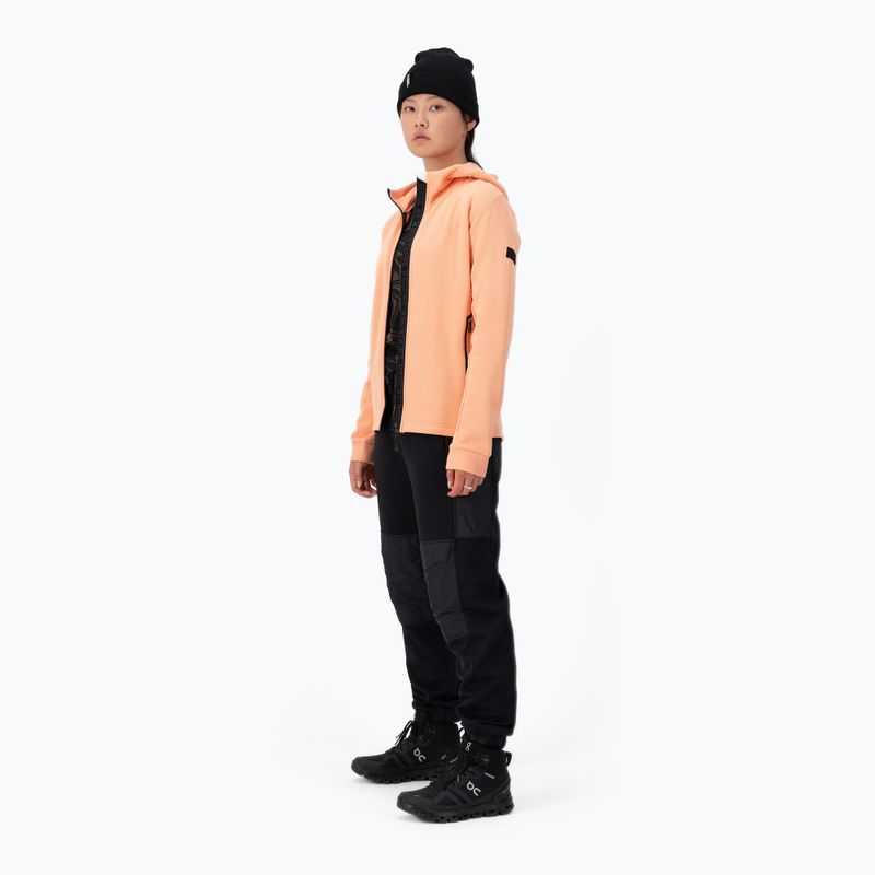 Hanorac pentru femei Mons Royale Arcadia Merino Fleece Hoody melon 2