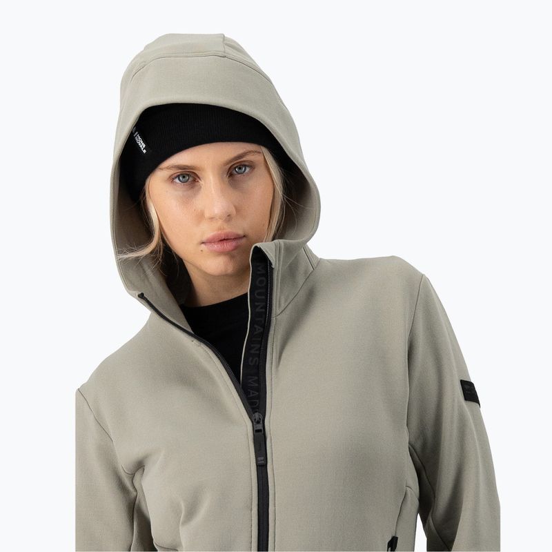 Hanorac pentru femei Mons Royale Arcadia Merino Fleece Hoody dried sage 4