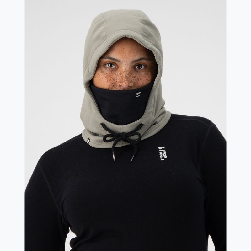 Cagulă Mons Royale Decade Merino Fleece Hood dried sage 3