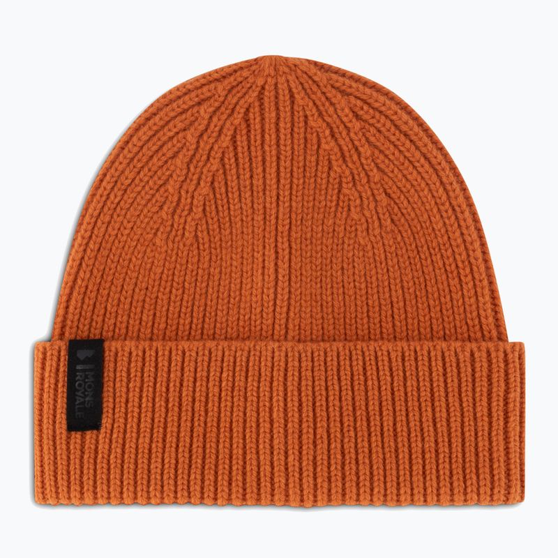 Căciulă de iarnă Mons Royale Fjord Merino orange