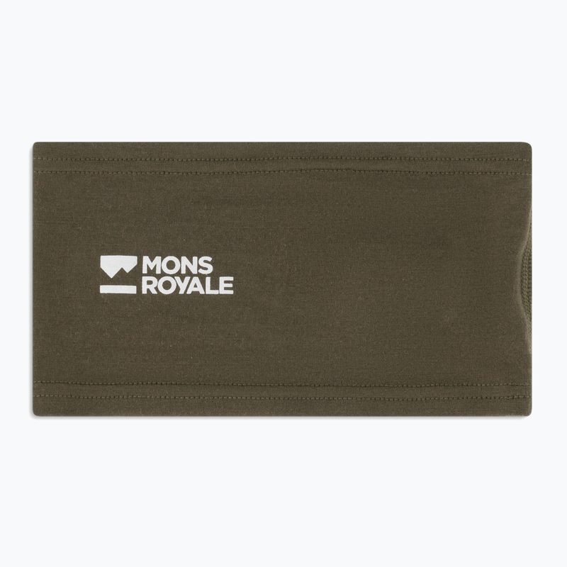 Bandană pentru cap Mons Royale Haines Merino dark olive