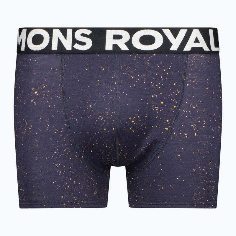 Boxeri termoativi pentru bărbați  Mons Royale Hold 'em Shorty Merino cosmic