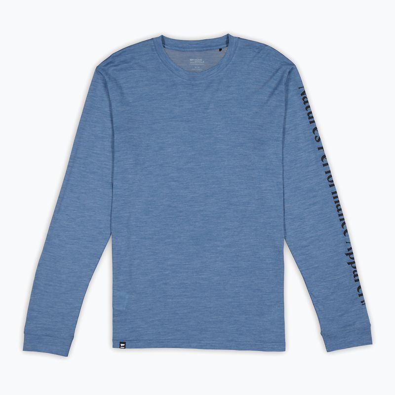 Longsleeve termoactiv pentru bărbați  Mons Royale Zephyr Tencel steel blue 3