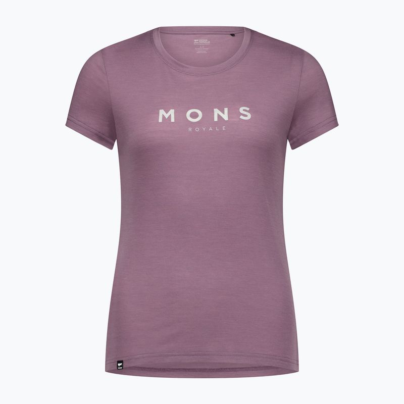 Tricou termoactiv pentru femei Mons Royale Icon Classic mauve 3