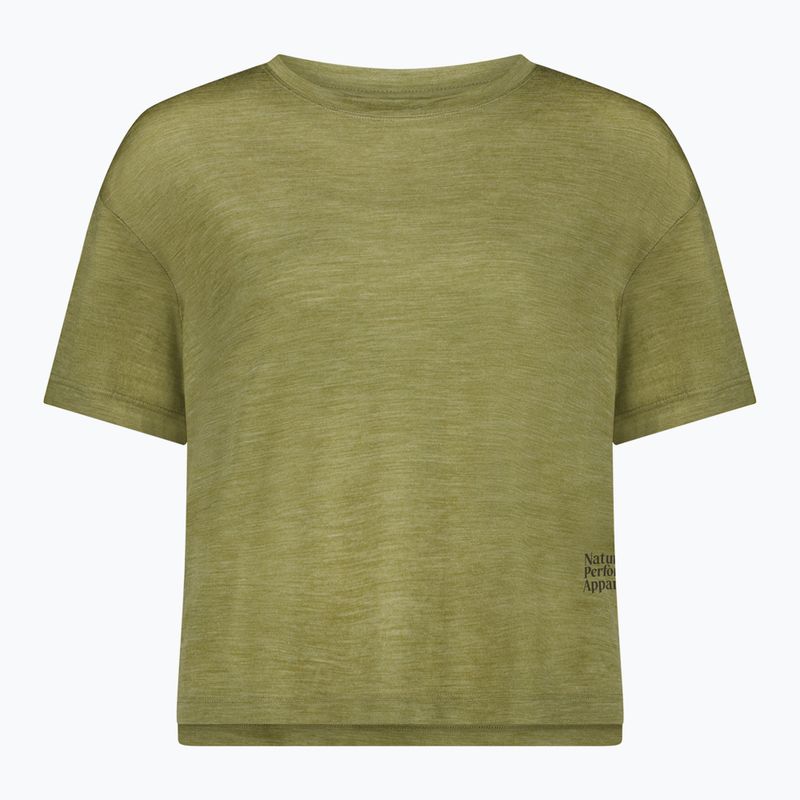 Tricou termoactiv pentru femei Mons Royale Zephyr Tencel Boxy fern 3
