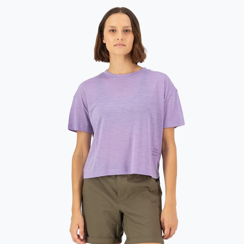 Tricou termoactiv pentru femei Mons Royale Zephyr Tencel Boxy lupin