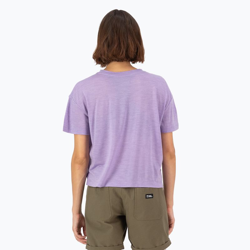 Tricou termoactiv pentru femei Mons Royale Zephyr Tencel Boxy lupin 2