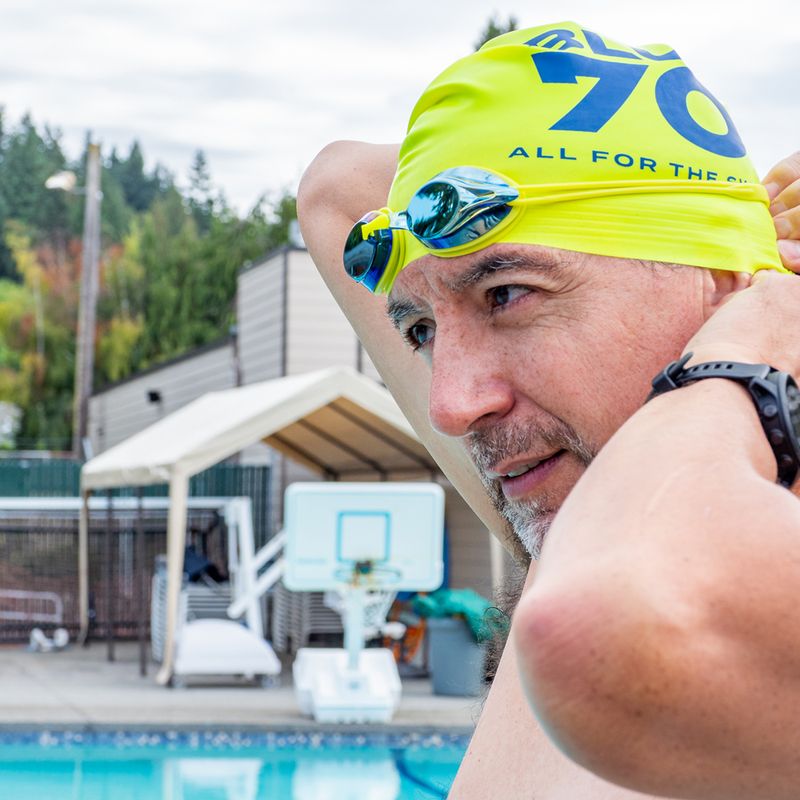 Ochelari de înot BlueSeventy Flow Mirror BL310 galben/albastru 7