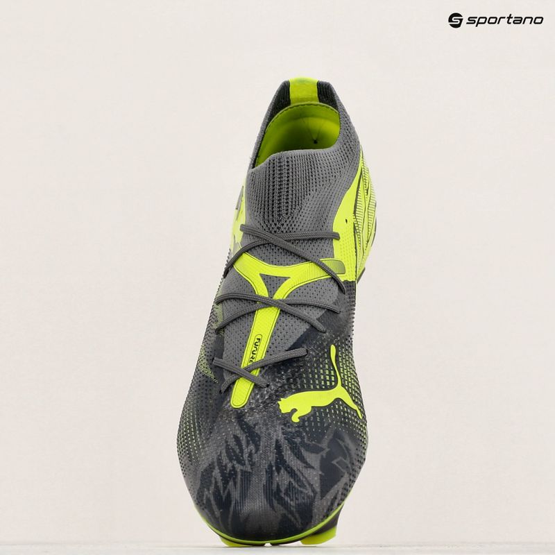 Încălțăminte de fotbal PUMA Future 7 Match Rush FG/AG strong gray/cool dark gray/electric lime 16
