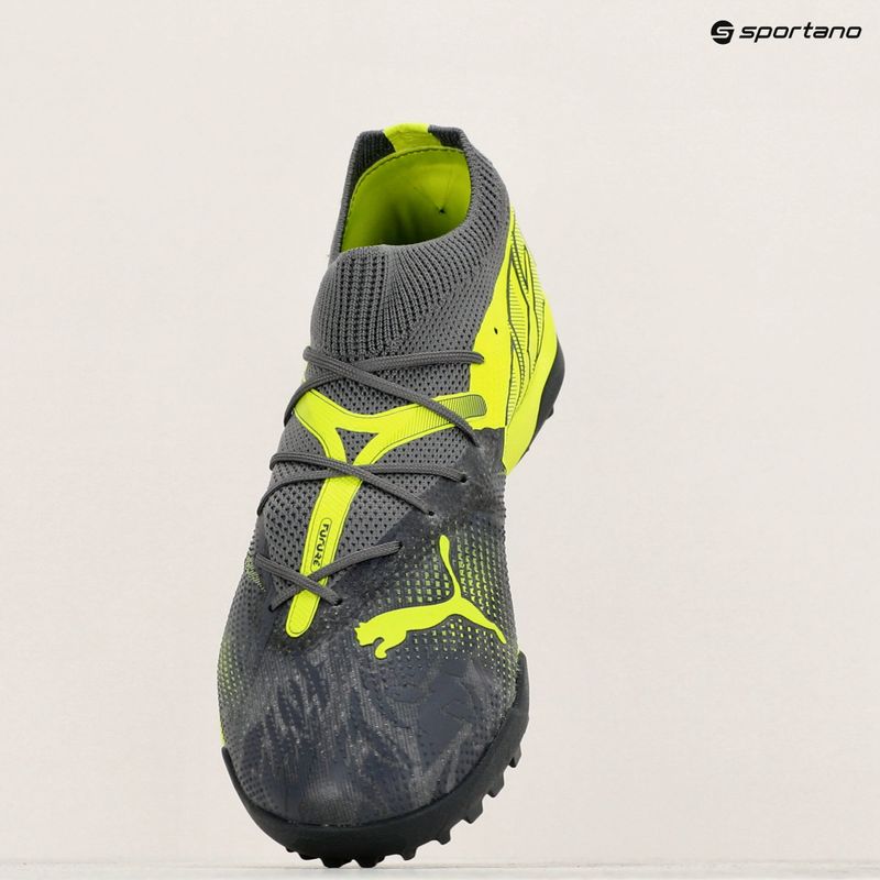 Încălțăminte de fotbal PUMA Future 7 Match Rush TT strong gray/cool dark gray/electric lime 16