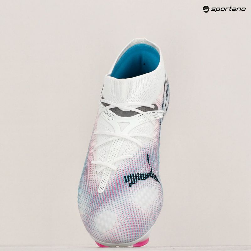 Încălțăminte de fotbal PUMA Future 7 Pro+ FG/AG puma white/puma black/poison pink 16