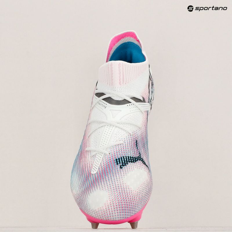 Încălțăminte de fotbal PUMA Future 7 Ultimate MxSG puma white/puma black/poison pink 16