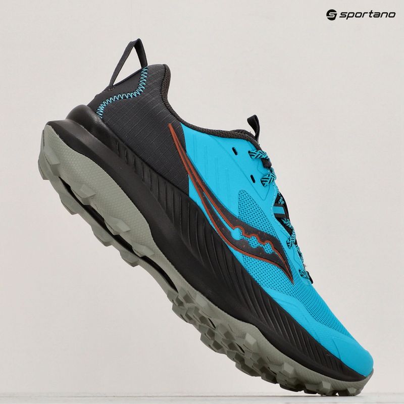 Încălțăminte de alergat pentru bărbați Saucony Blaze TR agave/basalt 9