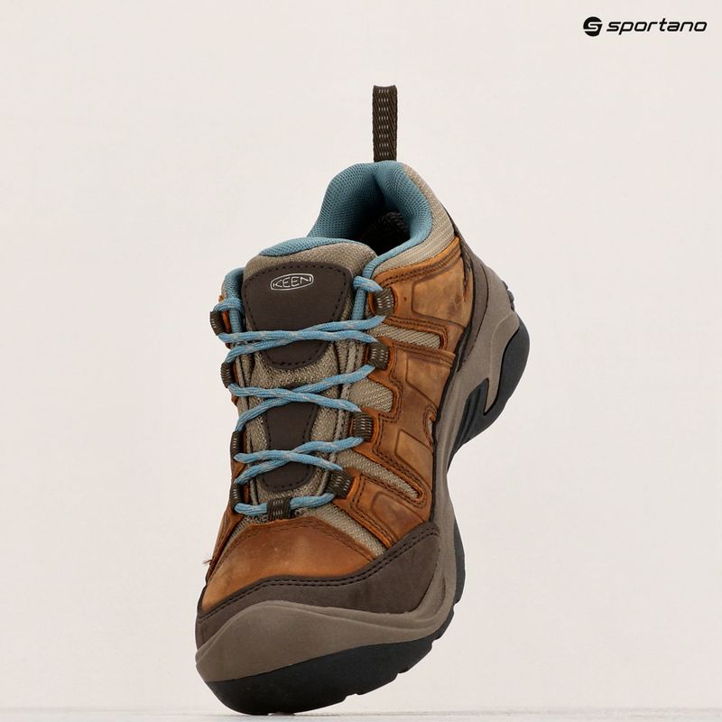 Încălțăminte de trekking pentru femei KEEN Circadia WP syrup/north atlantic 9