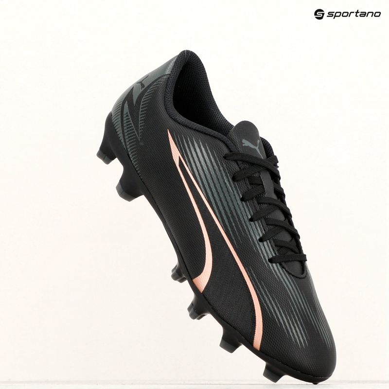 Încălțăminte de fotbal PUMA Ultra Play FG/AG puma black/copper rose 10