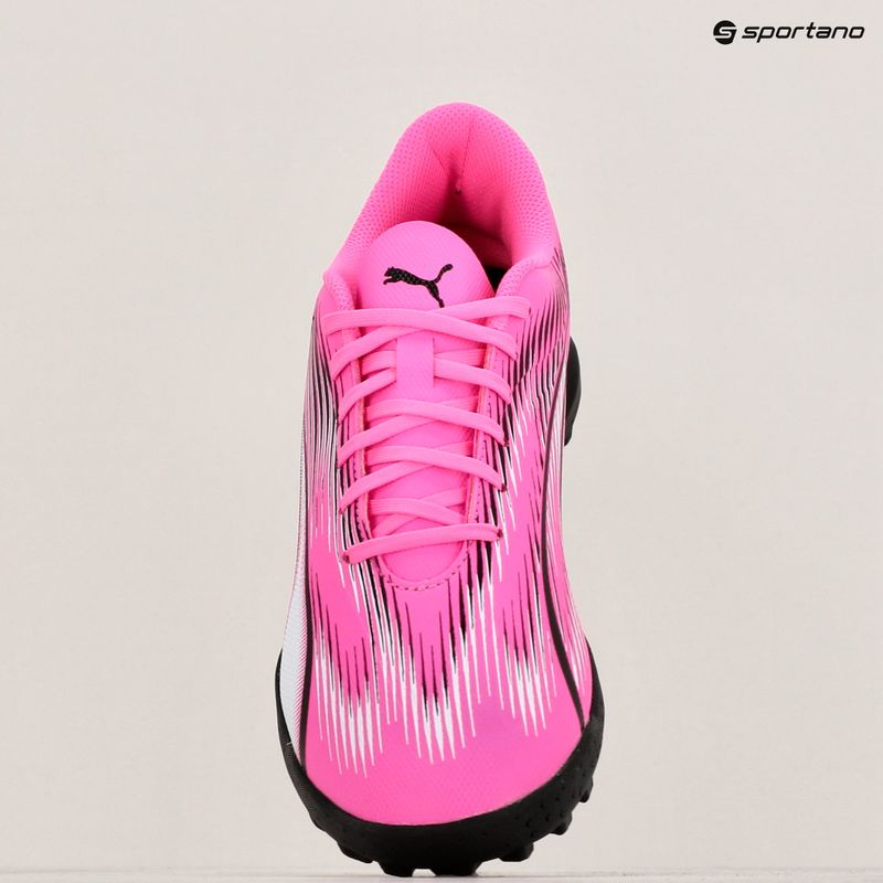 Încălțăminte de fotbal PUMA Ultra Play TT poison pink/puma white/puma black 10