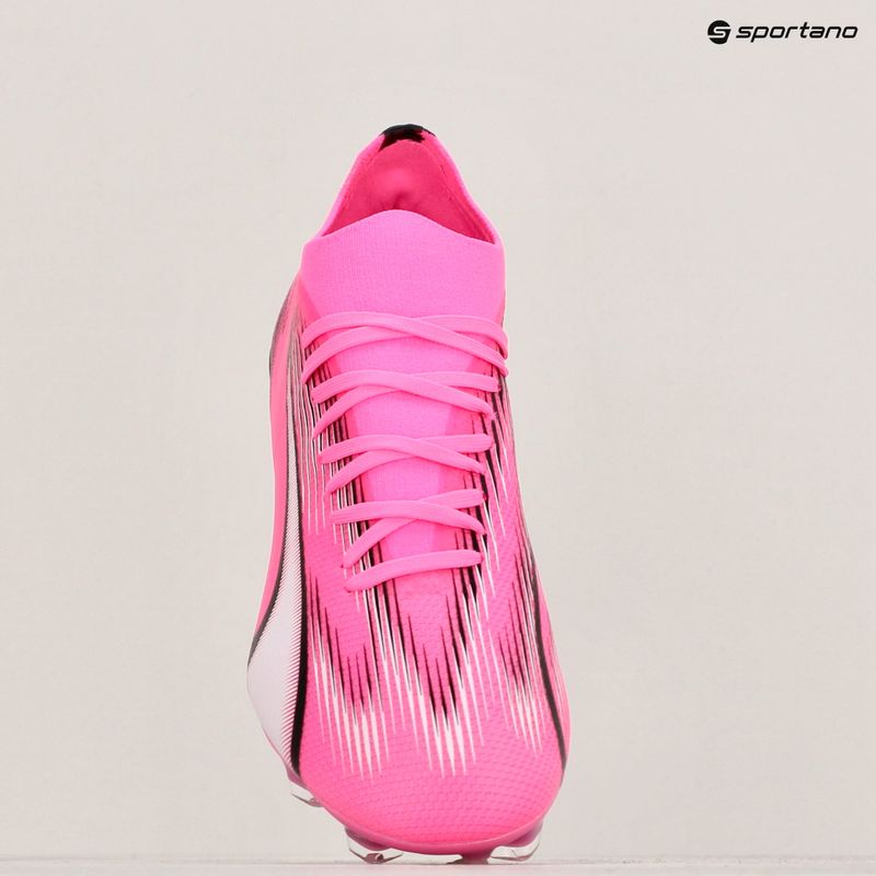 Încălțăminte de fotbal PUMA Ultra Match FG/AG poison pink/puma white/puma black 11