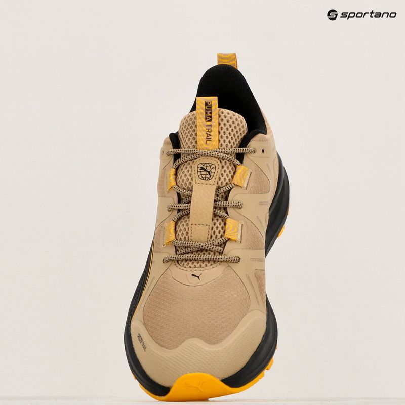 Încălțăminte de alergat PUMA Reflect Lite Trail prairie tan/yellow sizzle/puma black 16