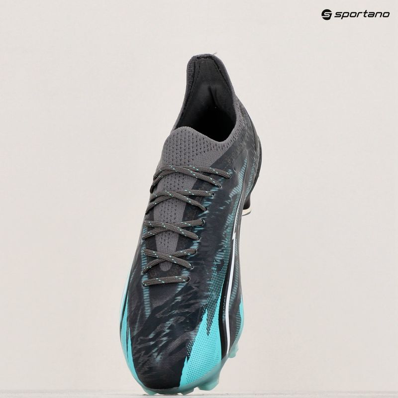 Încălțăminte de fotbal PUMA Ultra Ultimate Rush FG/AG strong gray/puma white/elektro aqua 15