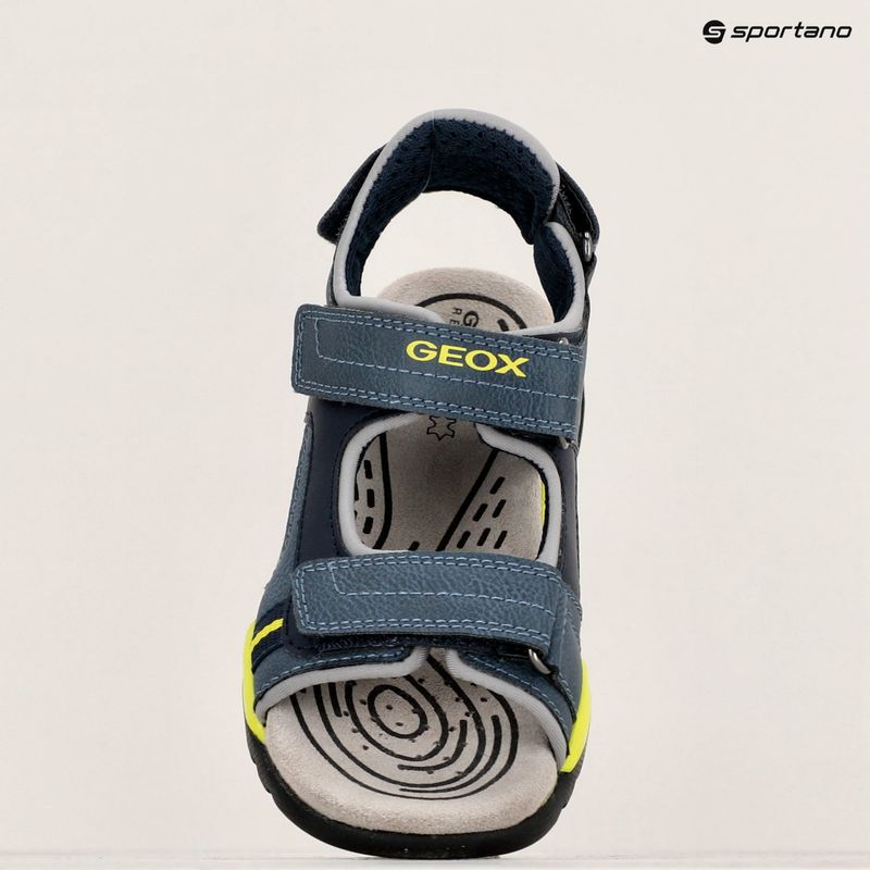 Sandale pentru juniori Geox Borealis avio/lime 16