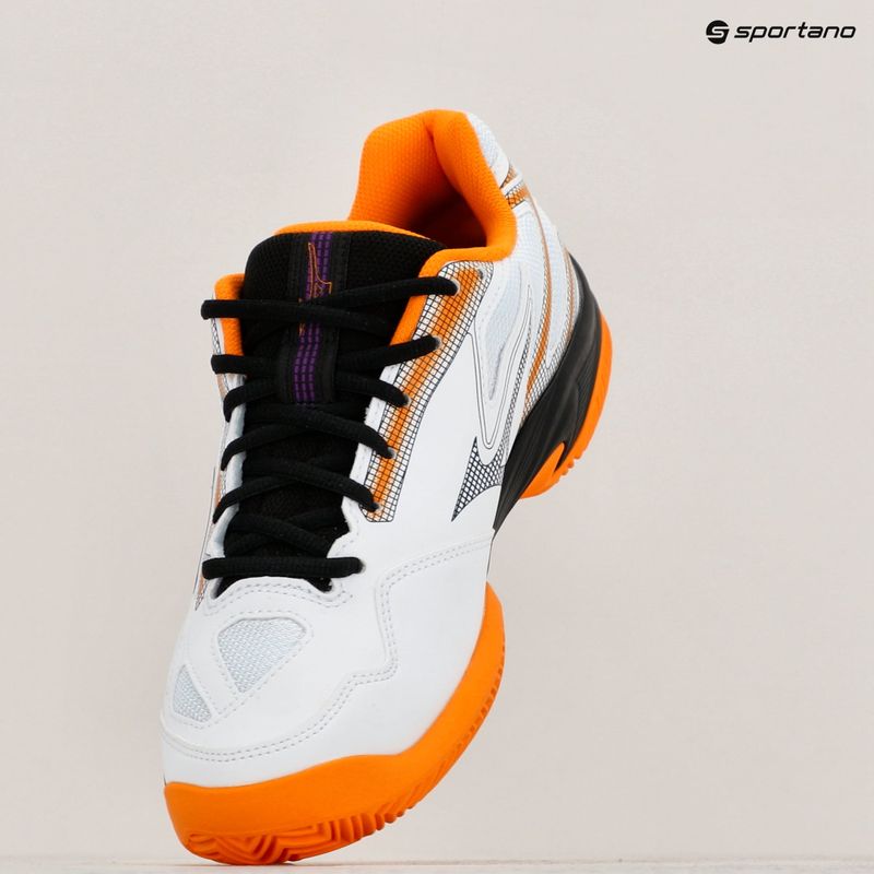 Încălțăminte de tenis pentru bărbați Mizuno Break Shot 4 Padel white / dress blues / carrot curl