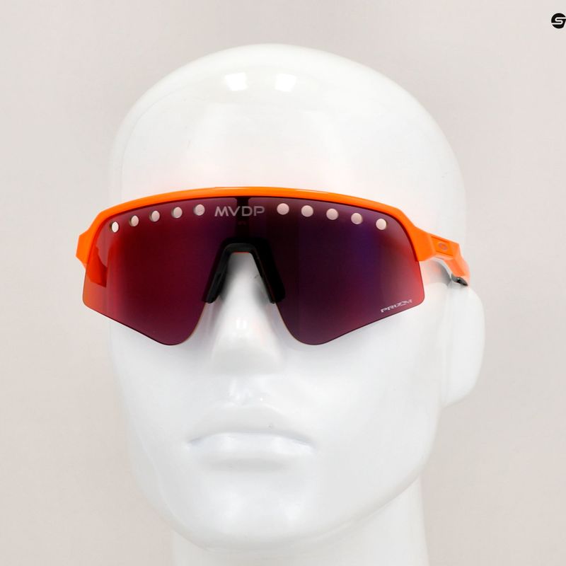 Ochelari de soare Oakley Sutro Lite Sweep Mathieu Van Der Poel orange sparkle/prizm road 6